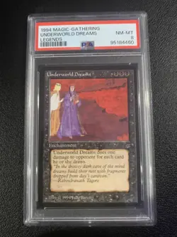MTG Magic the Gathering Legends Underworld Dreams PSA NM-MT 8 - Image 1