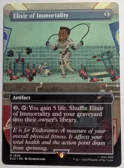 Elixer of Immortality x1 Secret Lair Fallout Regular Finish Magic MTG LP/NM - Image 1