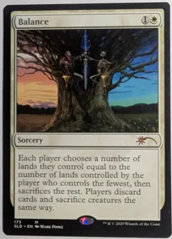 Balance x1 Secret Lair Drop Magic the Gathering MTG LP/NM - Image 1