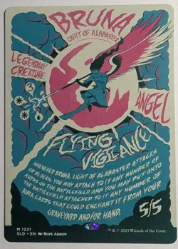 Bruna Light of Alabaster x1 Secret Lair Poster Magic the Gathering MTG LP/NM - Image 1