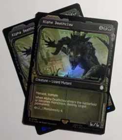 Alpha Deathclaw x1 Showcase Foil Universes Beyond: Fallout MTG LP/NM - Image 3
