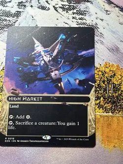 Foil - High Market (0018) (Borderless) - 18 / NM / English MTG - Image 1