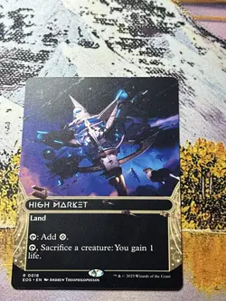 Foil - High Market (0018) (Borderless) - 18 / NM / English MTG - Image 2