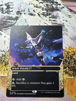 Foil - High Market (0018) (Borderless) - 18 / NM / English MTG - Image 4
