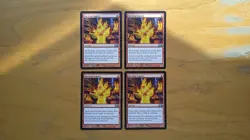 Burning Inquiry 4x Magic 2010 MTG ingles excellent - Image 1