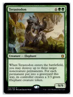 Terastodon (b) Commander Anthology Rare - MTG Magic the Gathering Card - Image 1