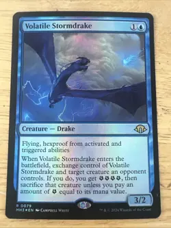 Volatile Stormdrake - MH3 #79 | FOIL | NM | MTG - Image 1