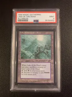 MTG Magic the Gathering Alliances Lake of the Dead PSA MINT 9 - Image 1