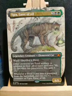 Ygra, Eater of All (Borderless) - Bloomburrow - Mythic - NM (See pics) MTG - Image 1