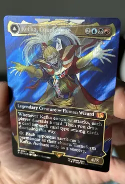 Kefka, Court Mage (Borderless) (Surge Foil) (0543) Final Fantasy MTG Foil NM - Image 2