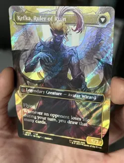 Kefka, Court Mage (Borderless) (Surge Foil) (0543) Final Fantasy MTG Foil NM - Image 3