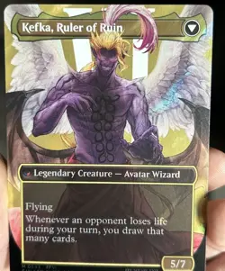 Kefka, Court Mage (Borderless) (Surge Foil) (0543) Final Fantasy MTG Foil NM - Image 4