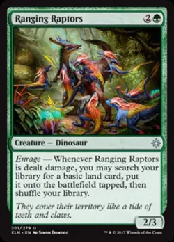 Ranging Raptors - Medium Play MTG Ixalan - Image 1