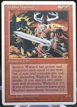 Keldon Warlord MTG Core Set 4th Edition Regular Uncommon *Buy 2 Get 1 - Image 1