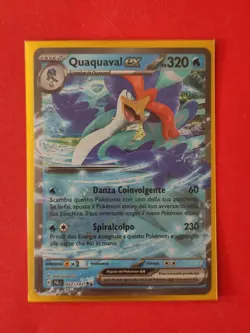 QUAQUAVAL EX 052/193 EVOLUZIONI A PALDEA PAL CARTA POKEMON ITA RARA MINT - Image 1