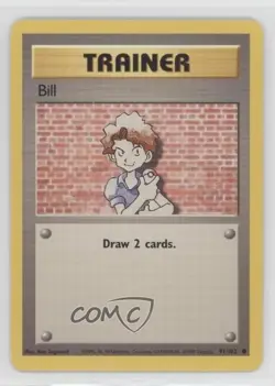 Bill Pokemon Base Set #91 1999 - Image 1