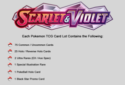 S&V POKEMON TCG LOT - 100+ CARDS EX + PROMO + ILLUSTRATION RARE! FREE SHIP! - Image 2