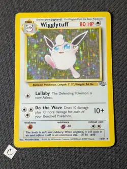 Wigglytuff 16/64 - Jungle Unlimited Holo Rare Pokemon TCG HP - Image 1