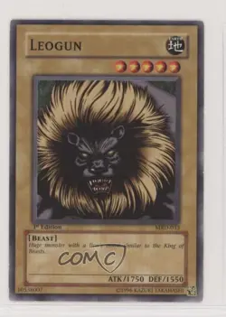 Leogun 1st Ed. YuGiOh Metal Raiders #MRD-033 2002 - Image 1
