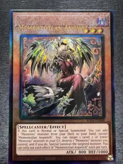 YuGiOh! Mementotlan Angwitch RA04 - Error Misprint Name Shift 1st Edition NM - Image 2