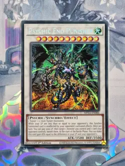 MP23-EN086 Psychic End Punisher Prismatic Secret Rare 1st Ed NM YuGiOh TCG - Image 1