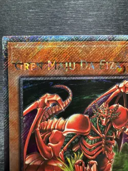 YuGiOh! Gren Maju Da Eiza RA04 - Error Misprint Name Shift 1st Edition Near Mint - Image 3