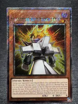 YuGiOh! Absolute King Back Jack RA04 - Error Misprint Name Shift 1st Edition NM - Image 2