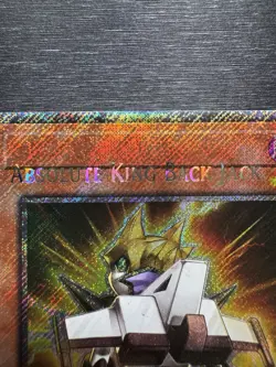 YuGiOh! Absolute King Back Jack RA04 - Error Misprint Name Shift 1st Edition NM - Image 3