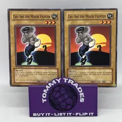 YuGiOh Chu-Ske The Mouse Fighter Flaming Eternity FET-EN003 1st Ed X2 - Image 1