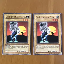 YuGiOh Chu-Ske The Mouse Fighter Flaming Eternity FET-EN003 1st Ed X2 - Image 3