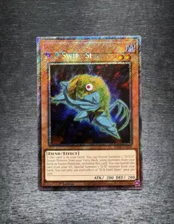 YuGiOh! D/D Swirl Slime RA04 - Error Misprint Name Shift 1st Edition Near Mint - Image 1