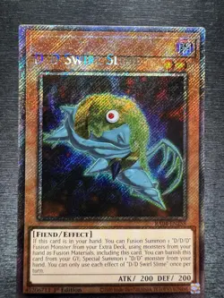 YuGiOh! D/D Swirl Slime RA04 - Error Misprint Name Shift 1st Edition Near Mint - Image 2