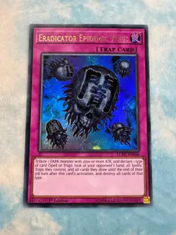 YUGIOH ERADICATOR EPIDEMIC VIRUS ULTRA RARE 1ST NM LCKC-EN048 - Image 1