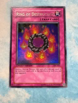 YUGIOH RING OF DESTRUCTION ULTRA RARE NM IOC-SE3 - Image 1