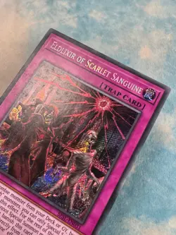 YUGIOH ELDLIXIR OF SCARLET SANGUINE SECRET RARE 1ST EXC SESL-EN031 - Image 3