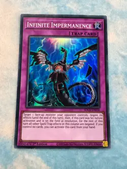 YUGIOH INFINITE IMPERMANENCE SUPER RARE 1ST NM SDCS-EN036 - Image 1
