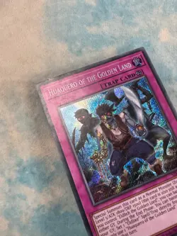 YUGIOH HUAQUERO OF THE GOLDEN LAND SECRET RARE 1ST EXC SESL-EN033 - Image 3