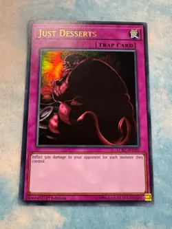 YUGIOH JUST DESSERTS ULTRA RARE 1ST NM LCKC-EN105 - Image 1
