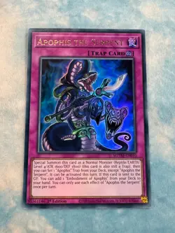 YUGIOH APOPHIS THE SERPENT ULTRA RARE 1ST NM MZTM-EN010 - Image 1