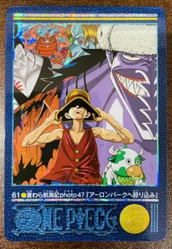 [SC] ya134 61 Grain Puri One Piece Visual Adventure Carddass Card 2001 - Image 3