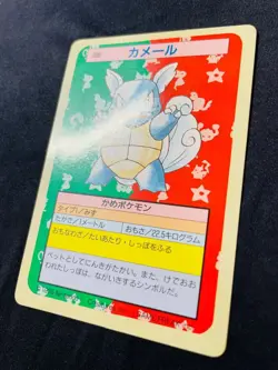 [SC] ya134 Green 008 Carder Wartortle Pokemon Card Top Sun Carddass - Image 5