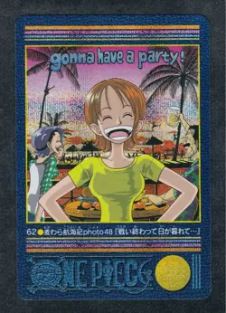 [SC] ya134 62 Grain Pre One Piece Visual Adventure Carddass Card 2001 - Image 1