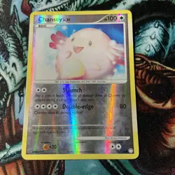 Chansey 76/123 Reverse Holo Mysterious Treasures Pokemon Card Excellent - Image 2