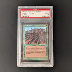 MTG \\>> Wall of Wood (PSA 9) <<// Alpha - 341 Trading - Magic - Image 1