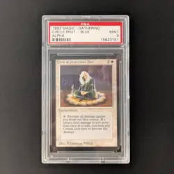 MTG \>> Circle of Protection: Blue (PSA 9) <<// Alpha - 341 Trading - Magic - Image 1
