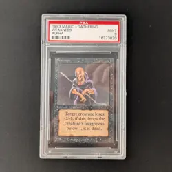 MTG \>> Weakness (PSA 9) <<// Alpha - 341 Trading - Magic - Image 1