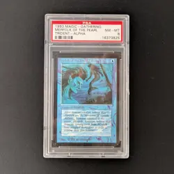 MTG \>> Merfolk of the Pearl Trident (PSA 8) <<// Alpha - 341 Trading - Magic - Image 1