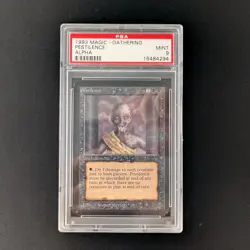MTG \>> Pestilence (PSA 9) <<// Alpha - 341 Trading - Magic - Image 1