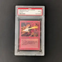MTG \>> Firebreathing (PSA 9) <<// Alpha - 341 Trading - Magic - Image 1