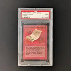 MTG \>> False Orders (PSA 9) <<// Alpha - 341 Trading - Magic - Image 1